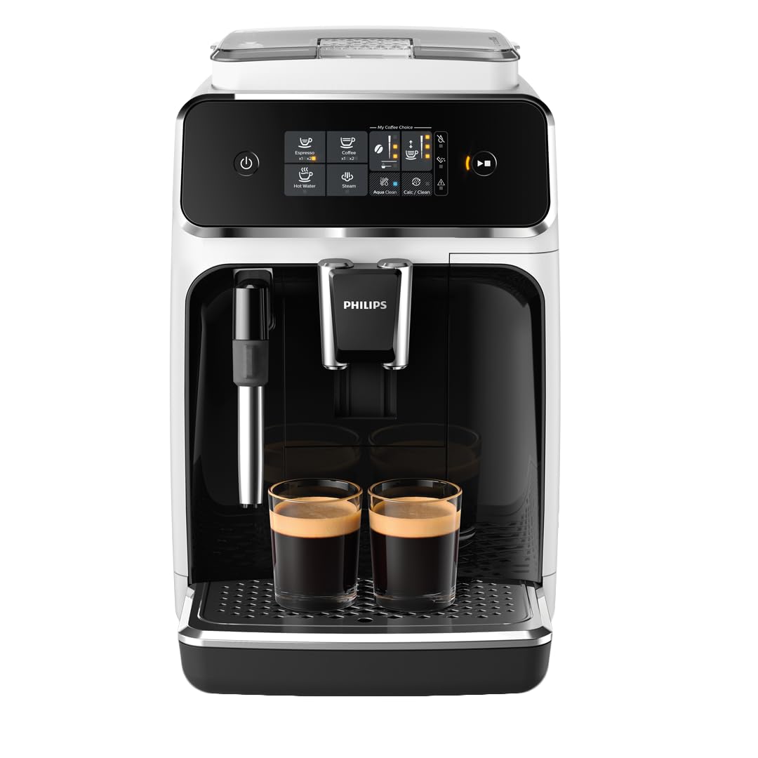 PHILIPS Kaffeevollautomat Panarello 2200 Serie, Schwarz, 2 Spezialitäten
