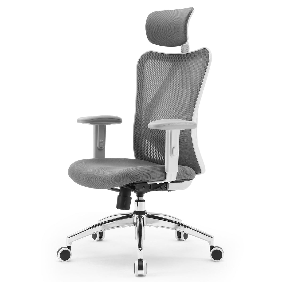 SIHOO Bürostuhl Ergonomisch,Verstellbarer Lordosenstütze Schreibtischstuhl