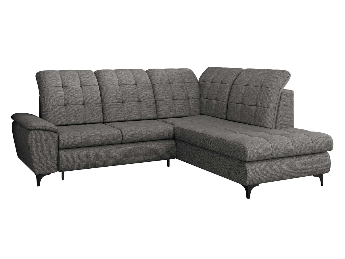 Mirjan24 Ecksofa Ferulk mit Bettkasten, 4 Sitzer L-Form Sofa mit Schlaffunktion, Eckcouch für Wohnzimmer, Couch mit Bettfunktion (Neve 03, Seite: Links)